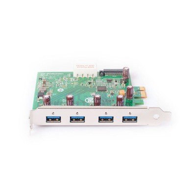 USB?3.0?Interface?Card?PCIe,Fresco?FL1100,1HC,x1,4?Ports